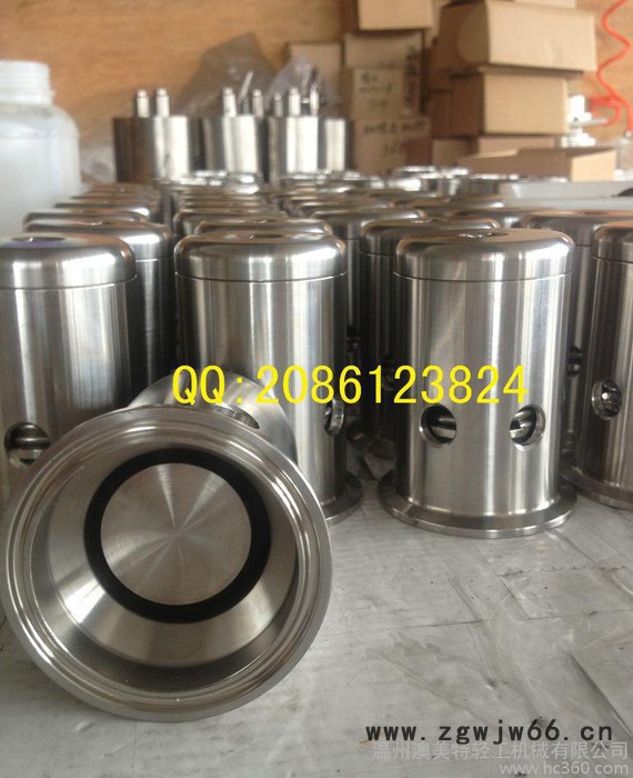 啤酒罐用快装安全阀防真空呼吸阀 ,卡箍式稳压阀图2