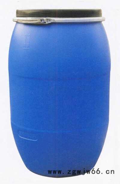 专业生产120升塑料桶铁抱箍桶化工桶120L120公斤价格实惠 质量保障图2