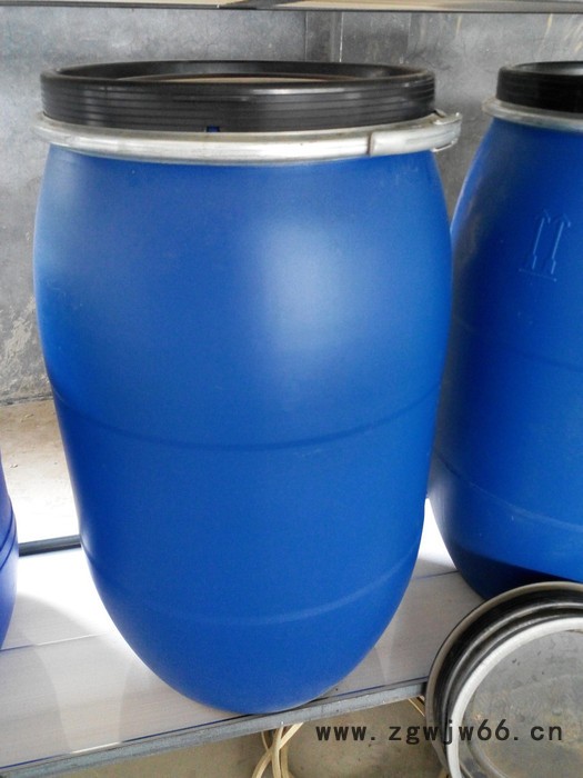 专业生产120升塑料桶铁抱箍桶化工桶120L120公斤价格实惠 质量保障图6