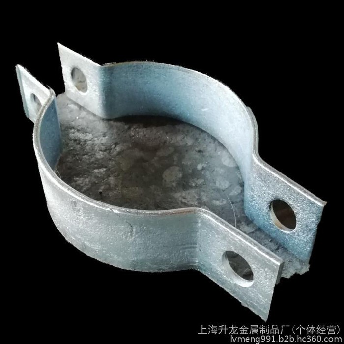 升龙30-1000直径 电线杆双半圆抱箍抱箍定做非标图2