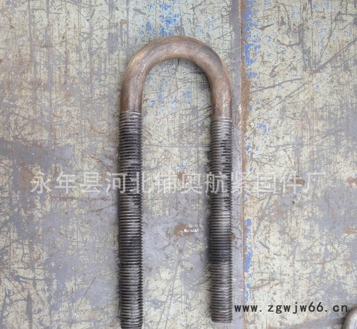 **镀锌M12U型抱箍，U型螺栓图3