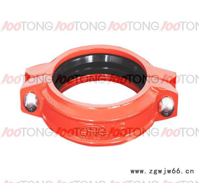 亿佰通沟槽卡箍 钢卡挠卡蓝白红银 球墨铸铁材质 X系列 变径图2