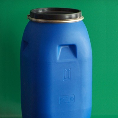 **】100升铁箍塑料桶100公斤化工用包抱箍桶100L千克铁卡子桶 密封桶