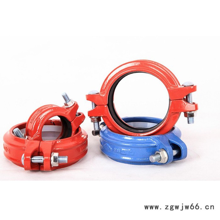 【昊东机械】 潍坊昊东消防管槽管件 沟槽式管件 卡箍 钢卡图2