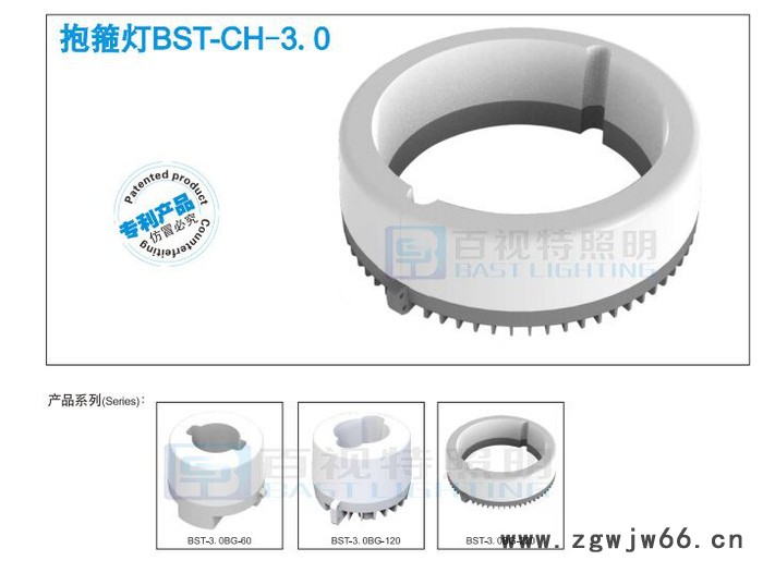 百视特BT-HK220 LED抱箍灯/彩环灯/拉索灯 批发直销 生产商 桥梁装饰灯 工程定制灯 价格实惠 厂家RGBW图2