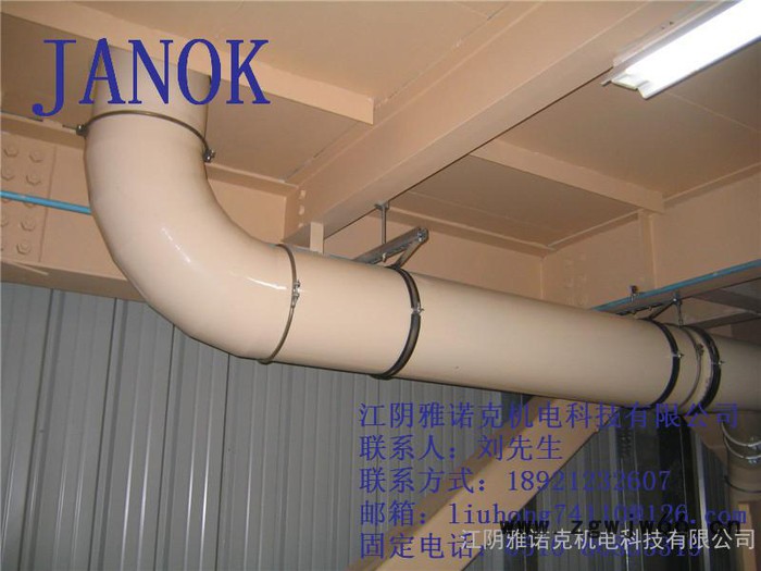 仿JACOB管路 模块化管道 德标风管 快装卡箍 快速连接抱箍图2