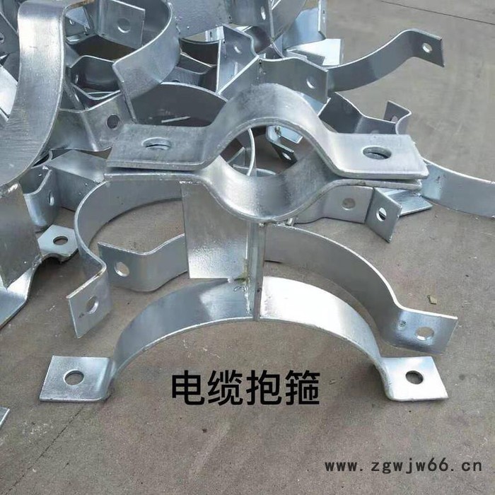 海峰60*6*190 横担抱箍 加强角抱箍 电缆横担厂家供应图2