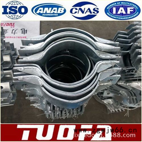 河北拓发60*6  80*8  拉线抱箍 加强抱箍 扁铁抱箍 加工定制  质量保证图3