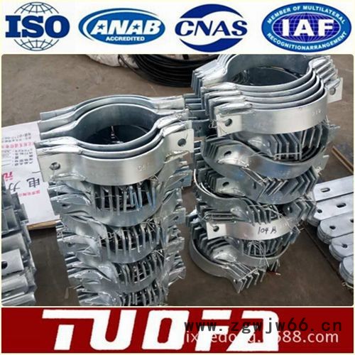 河北拓发60*6  80*8  拉线抱箍 加强抱箍 扁铁抱箍 加工定制  质量保证图4