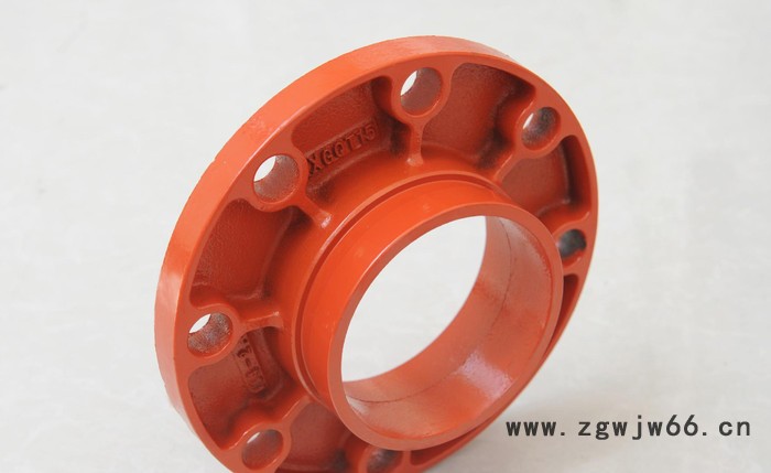 【迪凯品牌】沟槽单片法兰 刚性卡箍 转换法兰 阴阳口型挠性接头