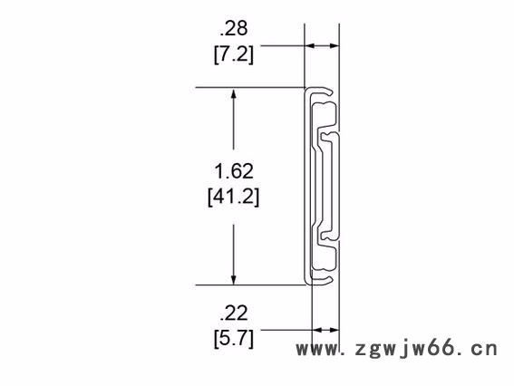 Accuride 雅固拉 2507 电子机柜用精密滚珠滑轨图3