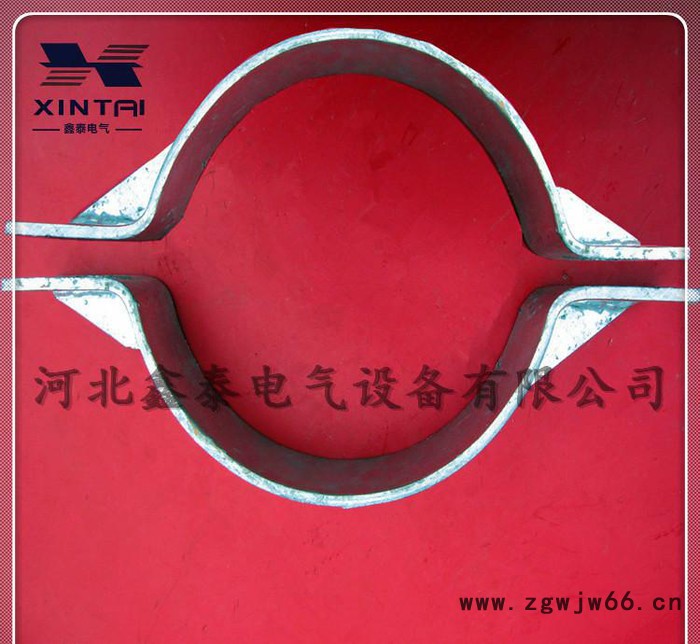 干封抱箍 中相抱箍 U型/单凸/双凸抱箍  上杆抱箍 托箍图2