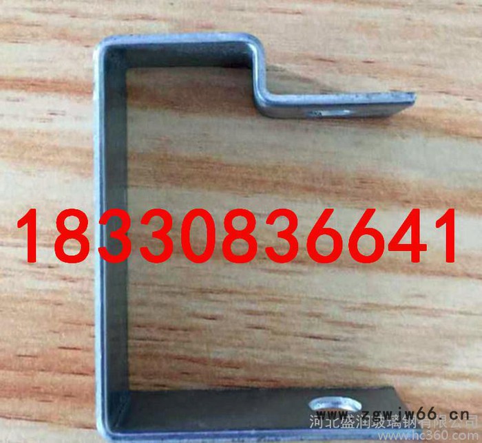 304不锈钢抱箍  玻璃钢格栅卡扣  网格板固定件  不锈钢图2