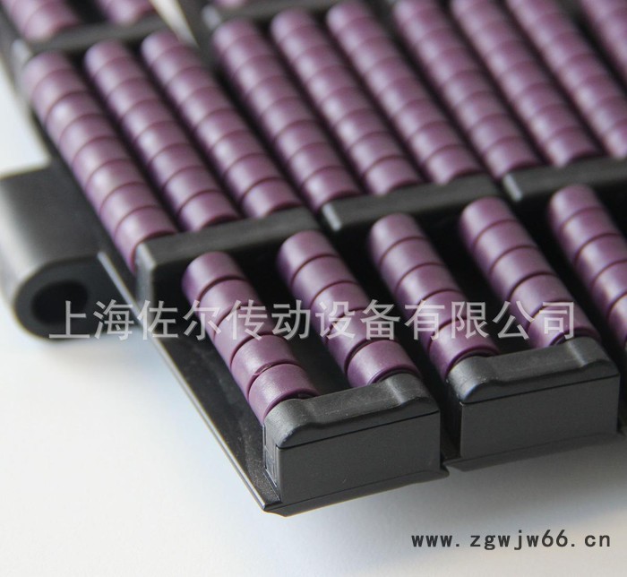 POM塑料传输带 转弯滚珠链板ZELB823S转弯链板 传动图2