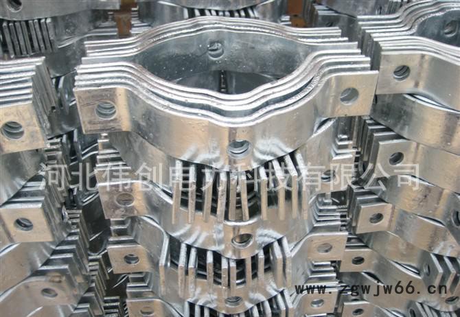 拉线抱箍 单吊抱箍 双吊抱箍 单槽夹板 双槽夹板 7字铁 L图2