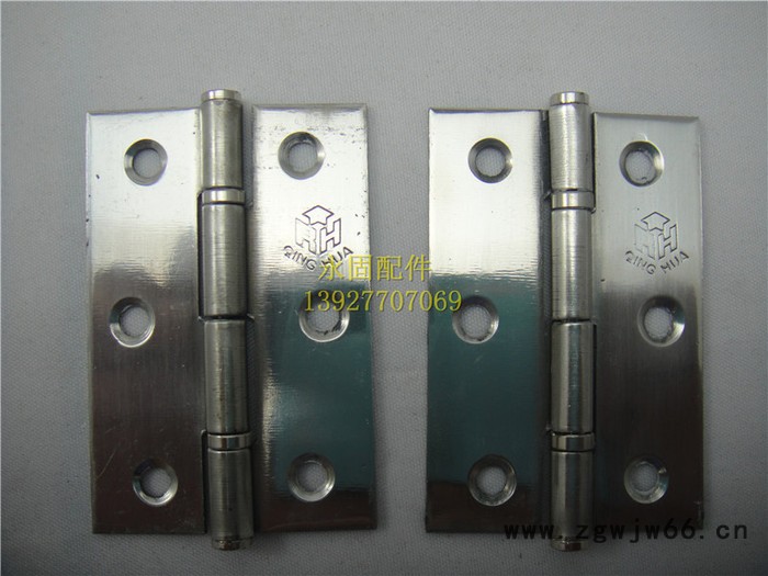 2.5寸不锈钢静音滚珠轴承合页普通合页家具柜门合页活页消声合页图2