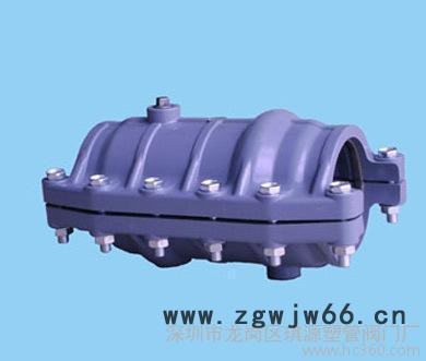 哈夫抢修接upvc化工管用灌溉工程用管快速抢修接订制抱箍堵漏器