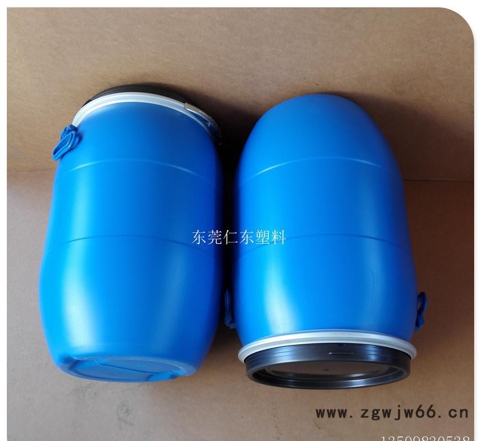 大口桶现货 带铁箍化工桶60l 抱箍桶