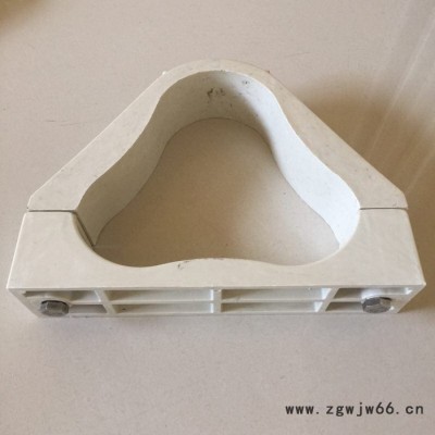 110kV高压非磁性电缆夹具,户外高压电缆抱箍,单芯电缆固定夹具厂家