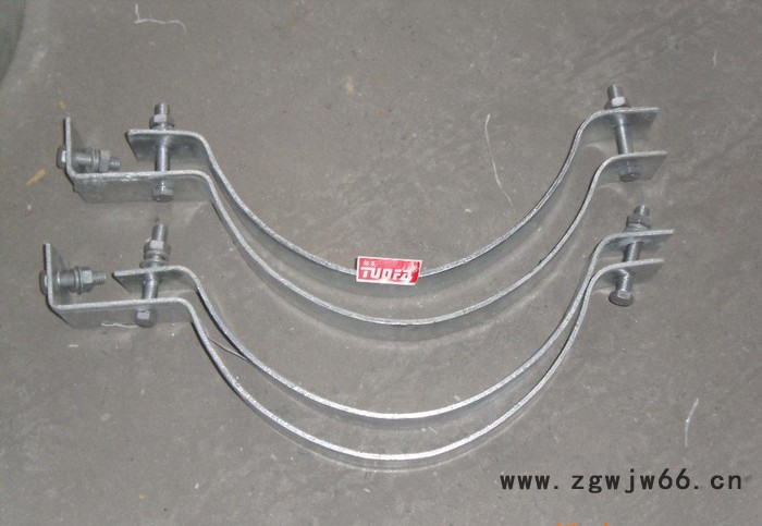 余缆架抱箍 OPPC光缆金具 杆用钢管抱箍 余缆架抱箍图2