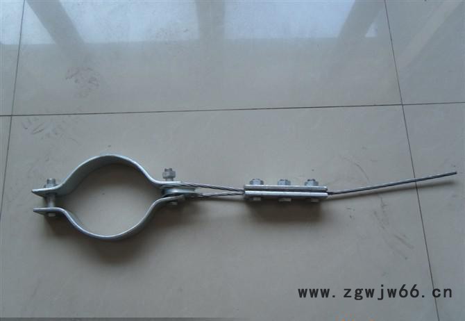 余缆架抱箍 OPPC光缆金具 杆用钢管抱箍 余缆架抱箍图3