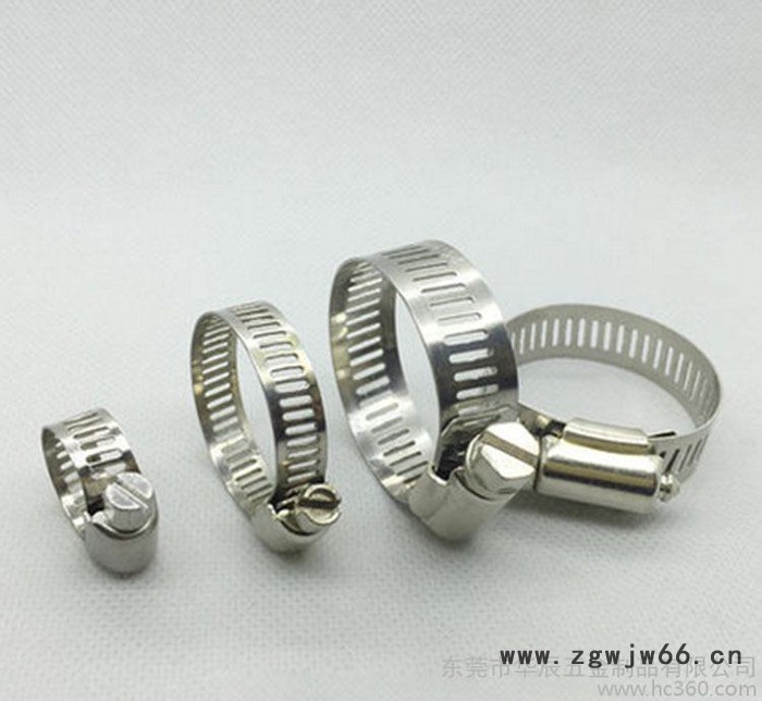 抱箍生产直销 201不锈钢喉箍强力卡箍抱箍抛光美式非标现货图3