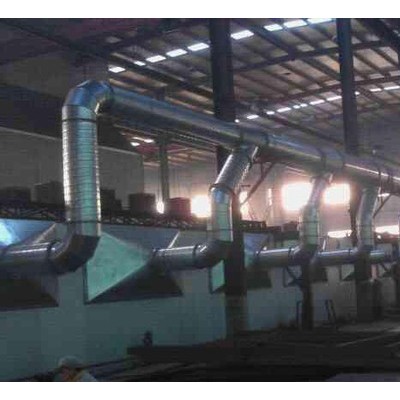 不锈钢风管 抱箍连接方式 快捷方便