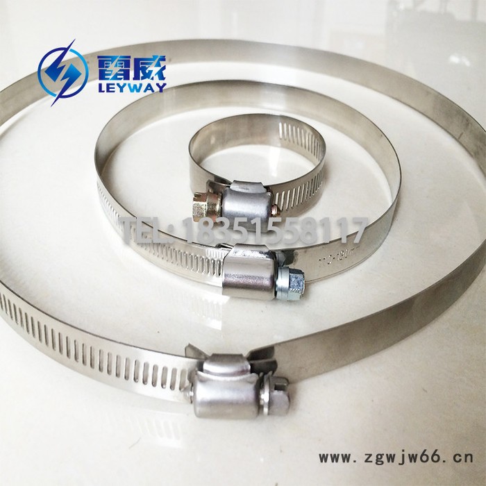 供应防水12mm不锈钢喉箍卡箍抱箍水管汽车配件304不锈钢中美喉箍 小美式喉箍图2