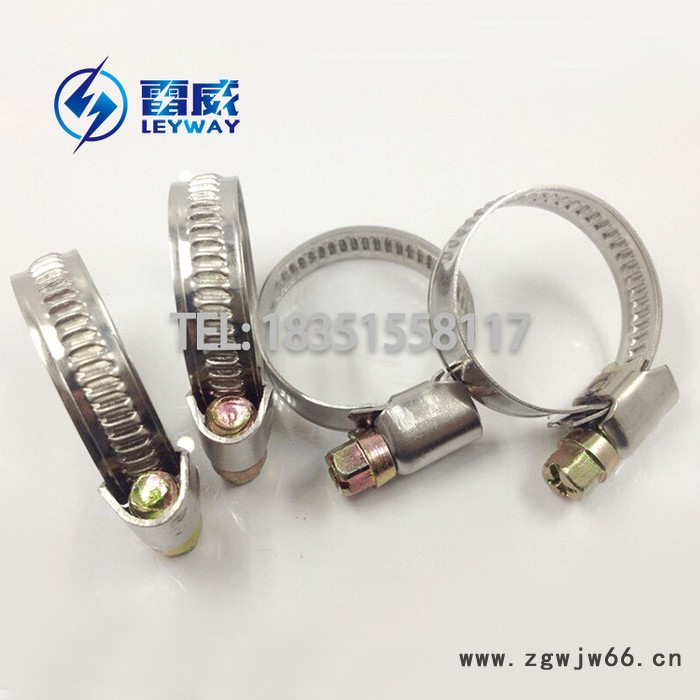 德式喉箍 不锈钢卡箍 全钢水管管箍 半钢通信抱箍 201 304 316 带宽9mm/12mm图6
