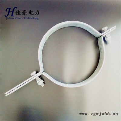 厂家定做 光缆抱箍 杆用紧固夹具 镀锌抱箍 铁附件