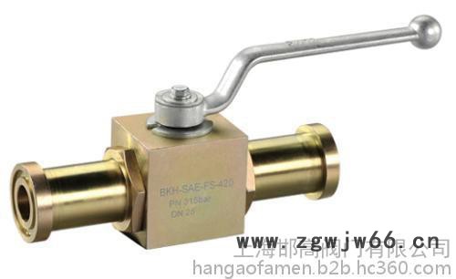 上海邯高阀门有限公司、SAE16P、 SAE法兰高压卡箍球阀图3