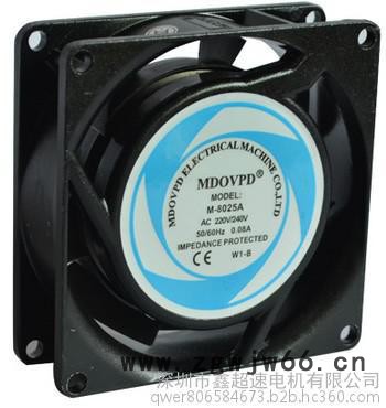 8025轴流风机 80*80*25mm交流风机滚珠轴承散热风扇图3