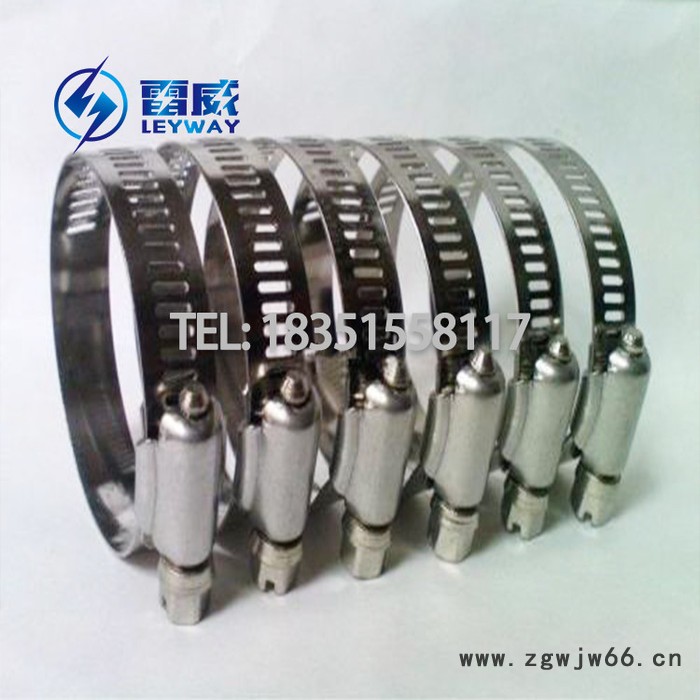 厂家批发美式不锈钢喉箍 201304卡箍管卡电力通信抱箍煤气管箍 通用形卡箍 防水12mm不锈钢喉箍 水管汽车配件304图6