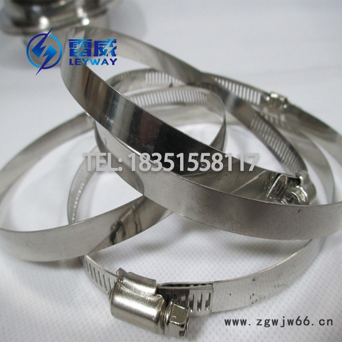 厂家批发美式不锈钢喉箍 201304卡箍管卡电力通信抱箍煤气管箍 通用形卡箍 防水12mm不锈钢喉箍 水管汽车配件304图5