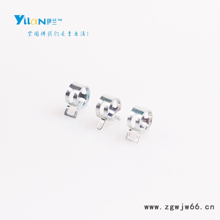 YILAN/伊兰Q673B全规格弹性卡箍水管卡子镀锌抱箍图2
