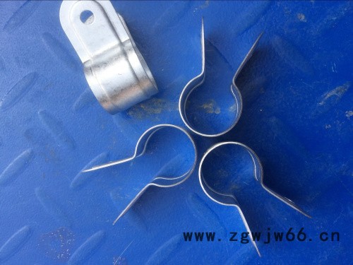 祥岗蔬菜大棚/温室大棚/园艺大棚骨架/大棚配件/热镀锌 夹箍/抱箍 老孟大棚配件图2