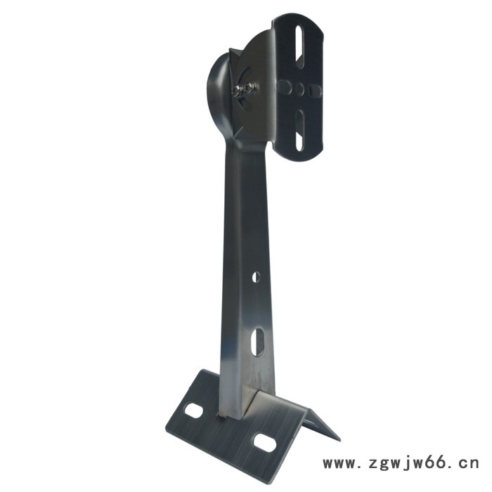 为安祥 不锈钢监控抱箍加长支架电线杆旋转室外摄像机防腐万向节鸭嘴头 不锈钢监控支架图4