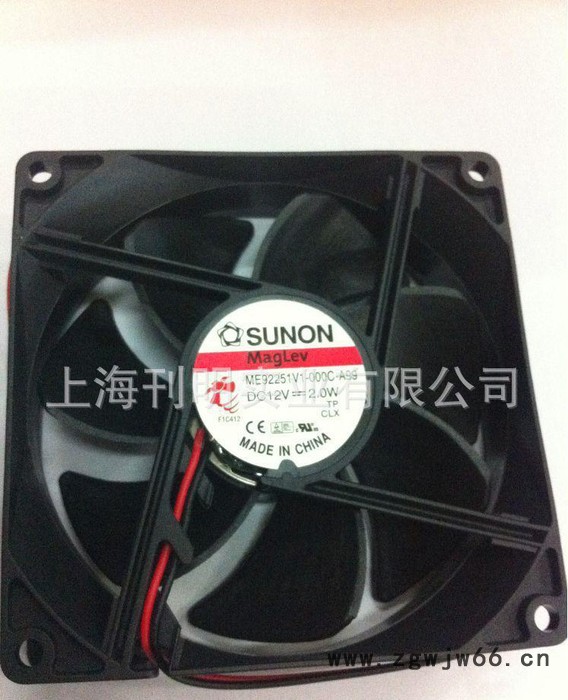 建准SUNON工业风扇  9225散热风扇 12V直流双滚珠风扇