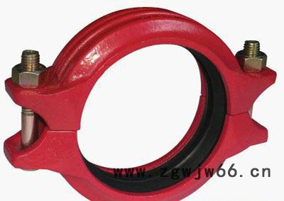 【直销】沟槽管件卡箍 沟槽卡箍消防管件沟槽式连接件3c产品图2