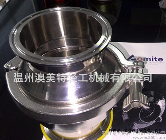 不锈钢316L卫生级卡箍式单向阀,快装式止回阀、卡箍式逆止阀图3