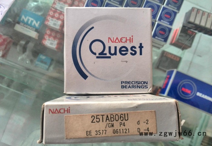 NACHI轴承25TAB06U　进口滚珠丝杠轴承25*62*15图2
