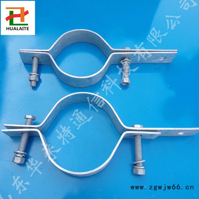 水泥杆用抱箍BG型号单长尾双长尾短尾电线杆紧固夹具华来特**产品光缆金具