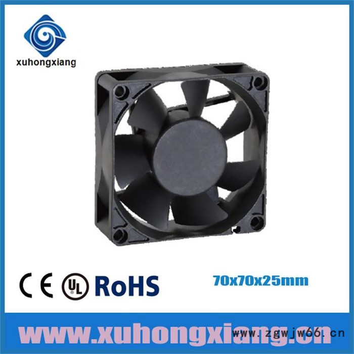 散热风扇工厂批发定做7015含油轴承 双滚珠直流风扇笔记本电脑风扇机械设备风扇图8