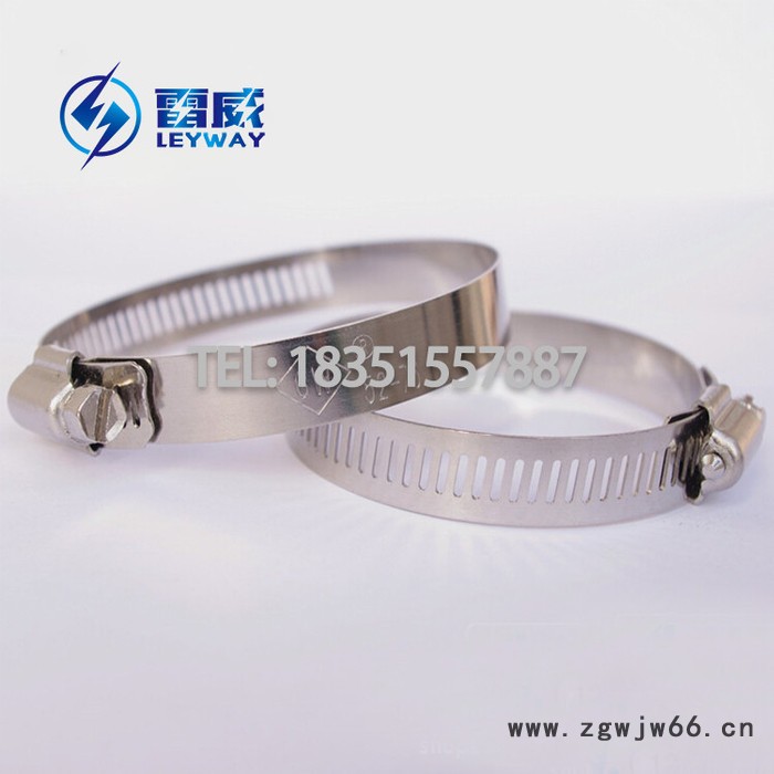 供应不锈钢系类喉箍 美式喉箍 卡箍 通风管抱箍 201/304/316全钢图4