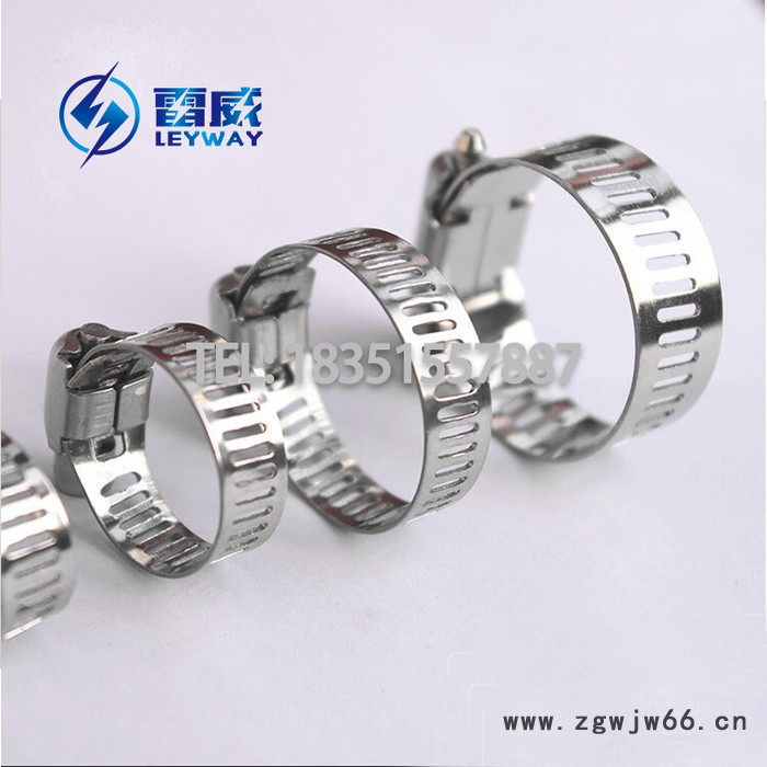 供应不锈钢系类喉箍 美式喉箍 卡箍 通风管抱箍 201/304/316全钢图3