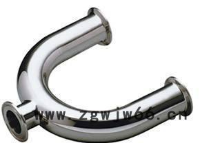 304 316不锈钢卫生级卡箍式快装U型管 食品级内外抛光图2