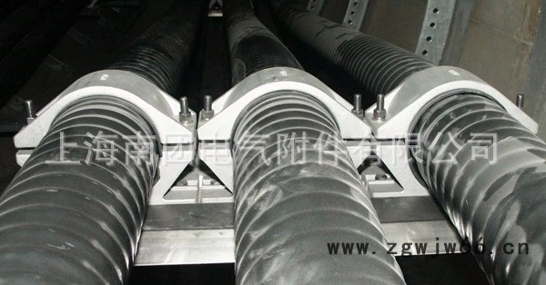 厂家南团直销铝合金电缆固定夹 35-50单芯电缆抱箍 JGHD电缆夹具 高压电力金具 砂型铸造铝合金加工 铝合金电缆夹具图4