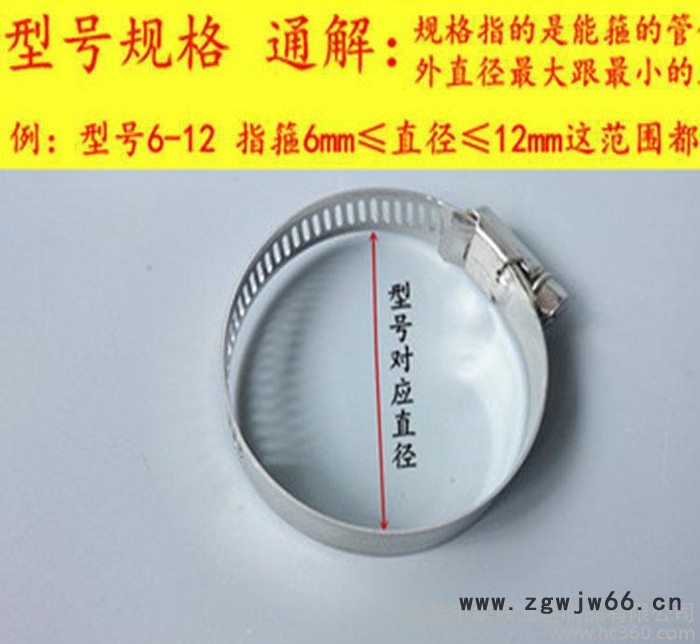 抱箍生产直销 大美式316喉箍不锈钢强力卡箍抱箍产地货源现货图3