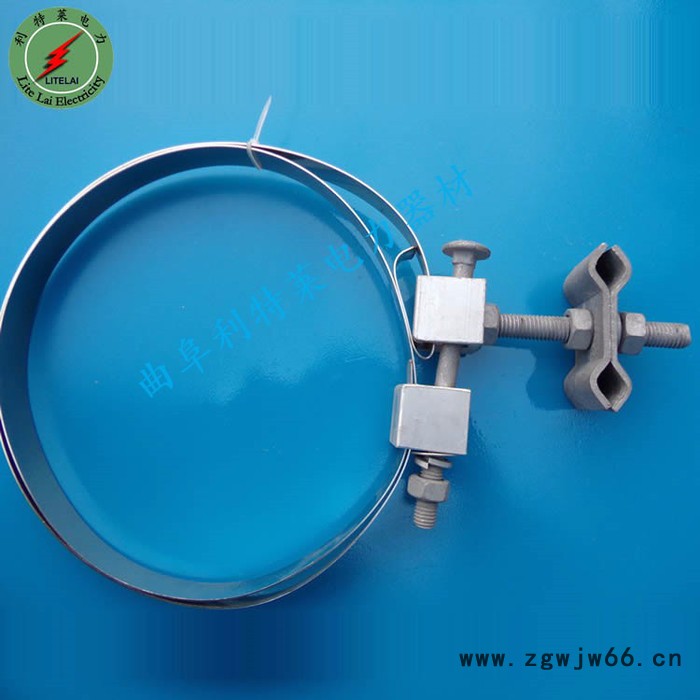 供应杆用引下线夹光缆引下夹具抱箍型引下夹具