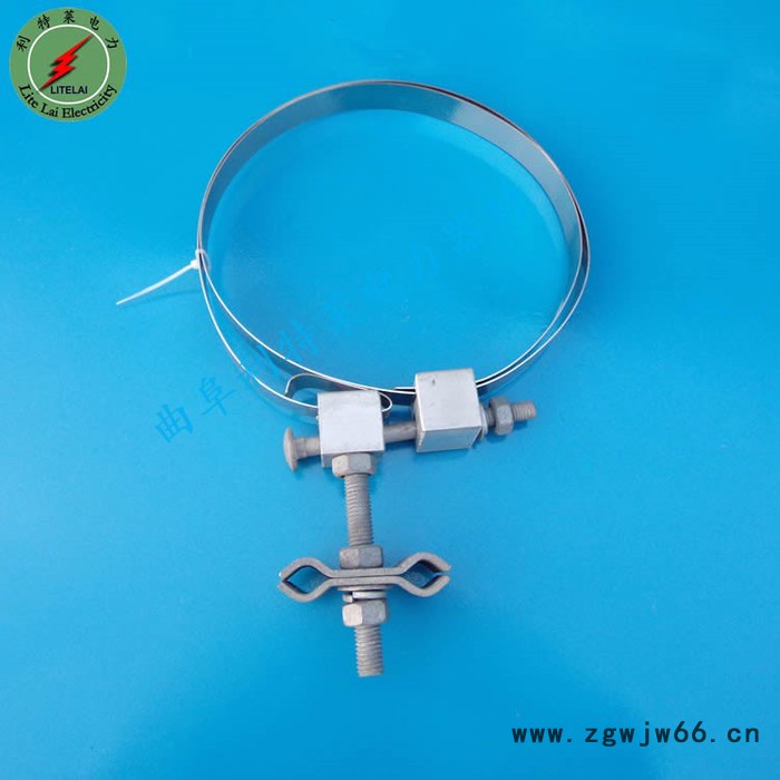 供应杆用引下线夹光缆引下夹具抱箍型引下夹具图7
